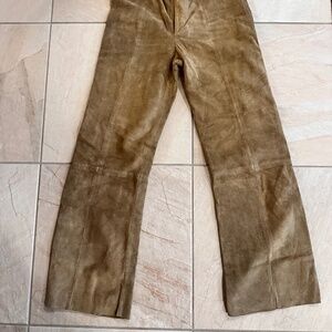 Banana Republic vintage suede wide leg pants